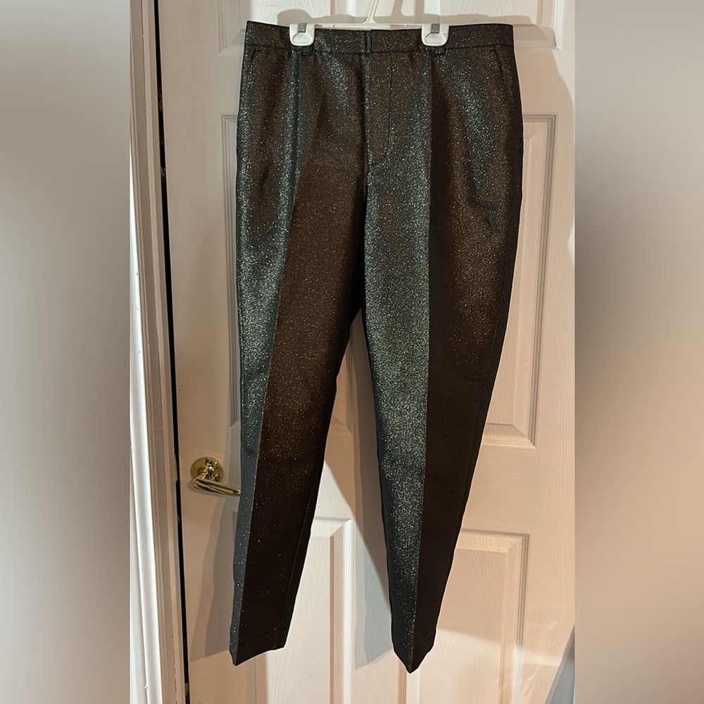 NWOT Gap gold metallic size 14 tall trousers